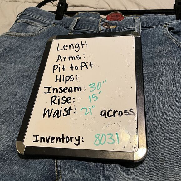 Foundry Jeans Blue Relaxed Straight Stretch Denim Mens Size 46x32 - Picture 13 of 13